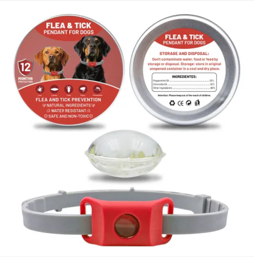 Capsule Huiles Essentielles Anti-Puces & Anti-Tiques pour Collier Chien & Chat – Protection Naturelle