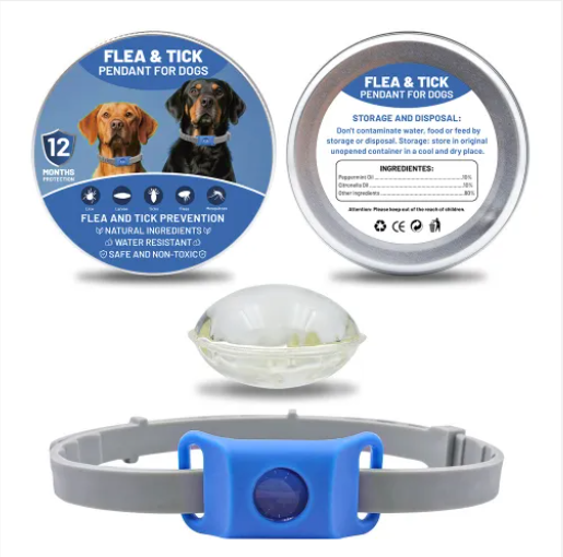 Capsule Huiles Essentielles Anti-Puces & Anti-Tiques pour Collier Chien & Chat – Protection Naturelle