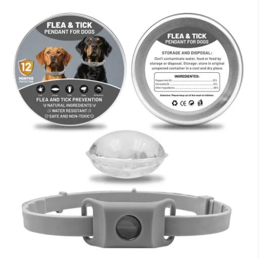 Capsule Huiles Essentielles Anti-Puces & Anti-Tiques pour Collier Chien & Chat – Protection Naturelle