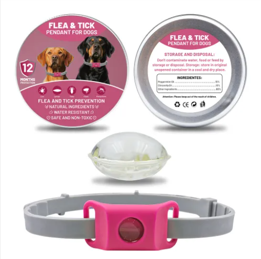 Capsule Huiles Essentielles Anti-Puces & Anti-Tiques pour Collier Chien & Chat – Protection Naturelle