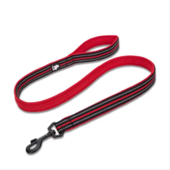 Laisse souple en nylon rembourrée pour chien
