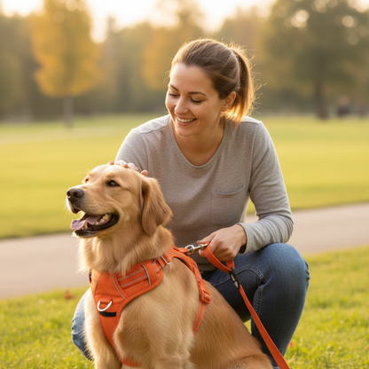 Harnais anti-traction pour chien - détail des boucles de réglage